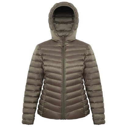 Women's Ultra Light Packable Down Puffer Jacket S (4-6) / Olive Rokka & Rolla