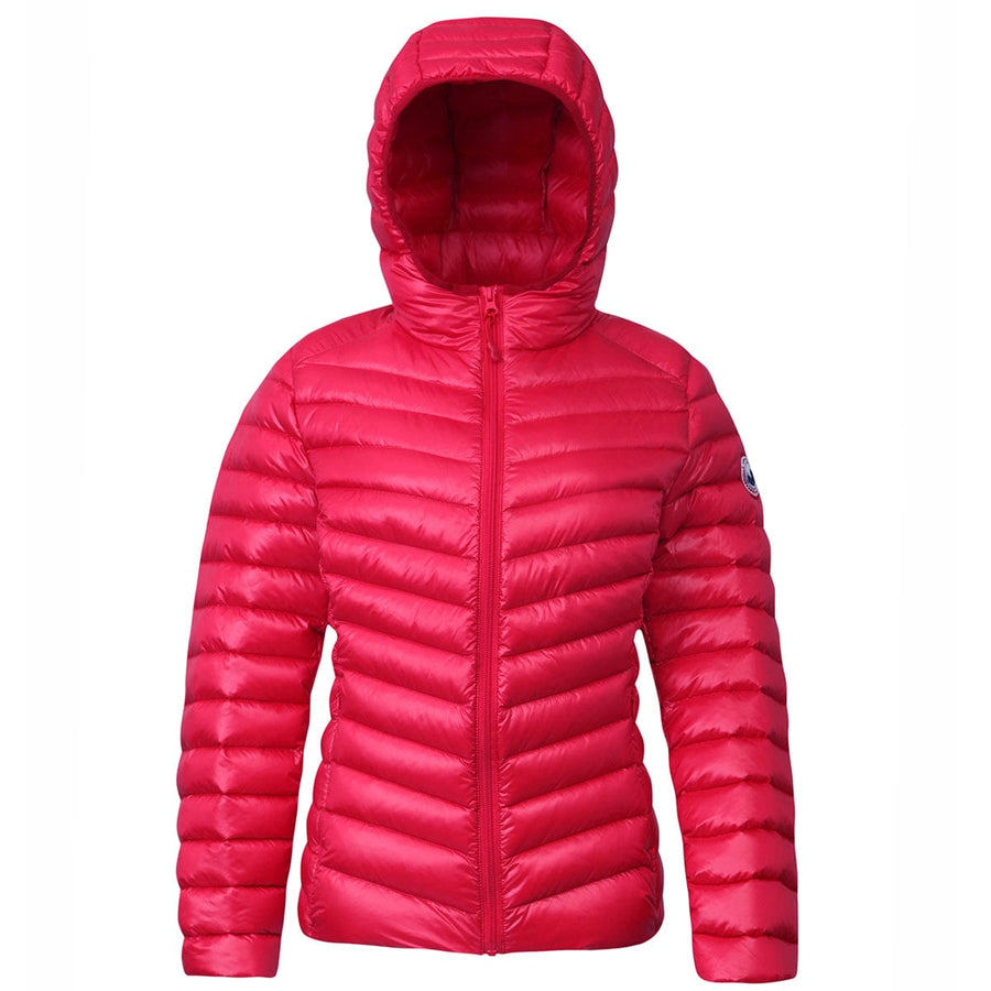 Women's Ultra Light Packable Down Puffer Jacket S (4-6) / Poppy Red Rokka & Rolla