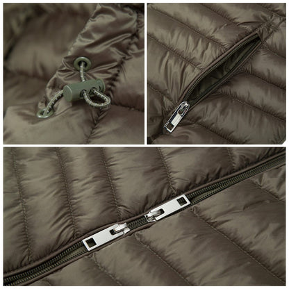 Women's Ultra Light Packable Long Puffer Jacket Rokka & Rolla