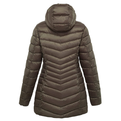 Women's Ultra Light Packable Long Puffer Jacket Rokka & Rolla
