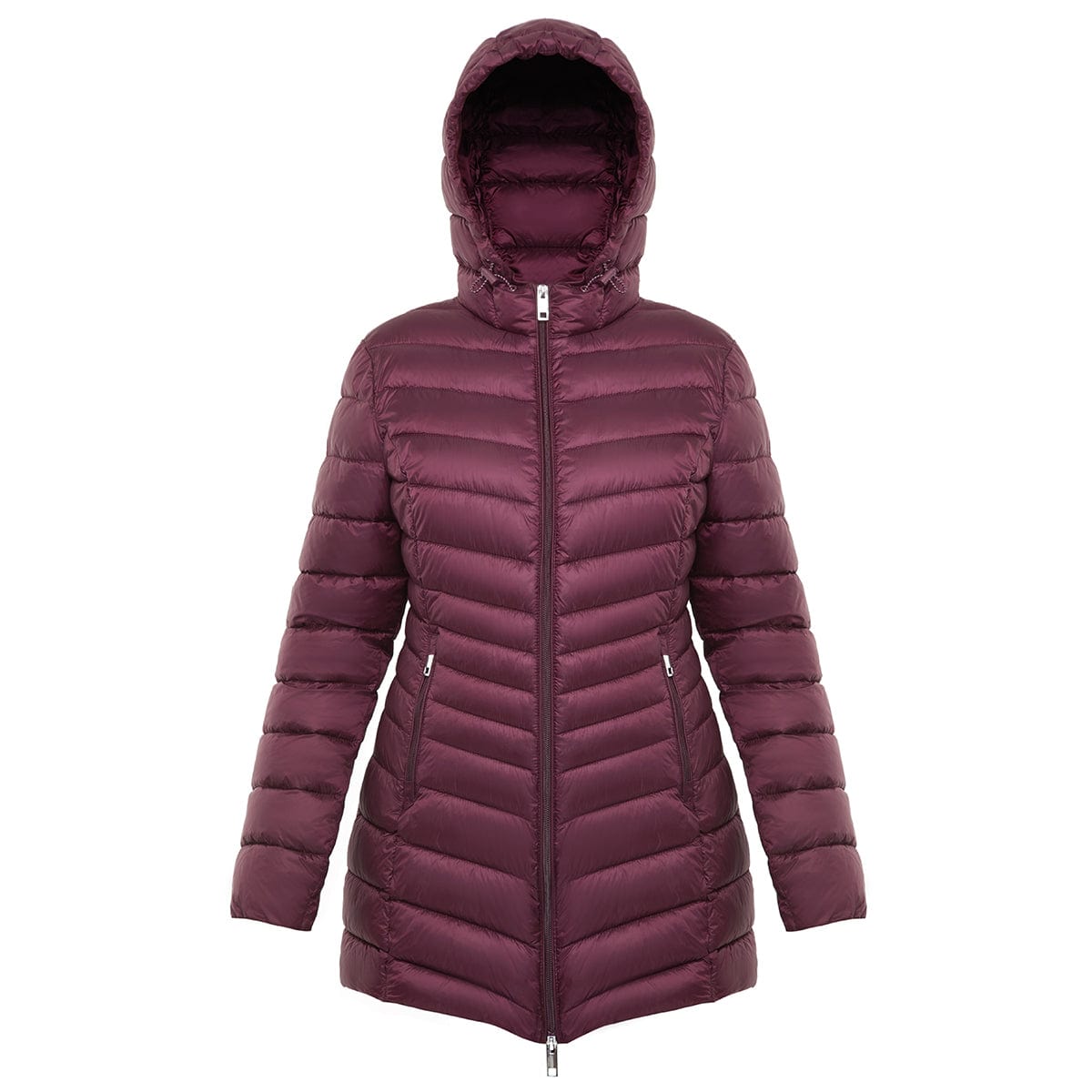 Adventure Ladies shops Lightweight Down Jacket in Maroon