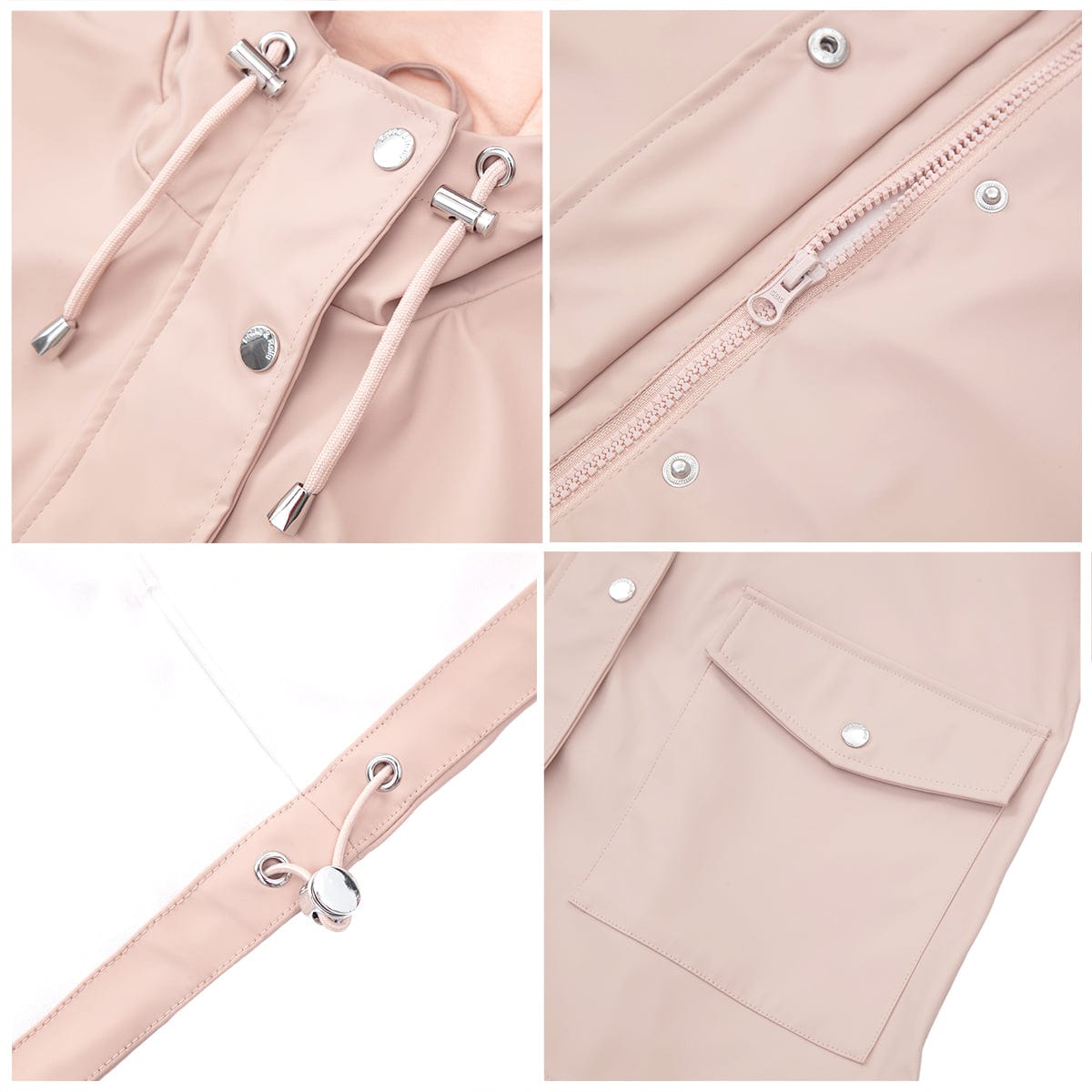 Women's Waterproof Rubber Slicker Rain Jacket Rain Suits Rokka & Rolla